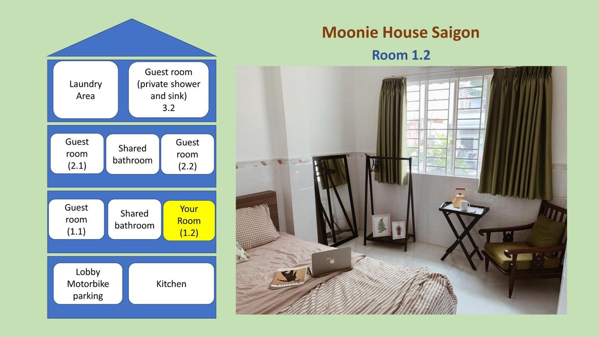 Moonie House Saigon - In Cbd, Cool Ac, Free Laundry, Free Drinking Water Apartment Ho Chi Minh City Exterior photo